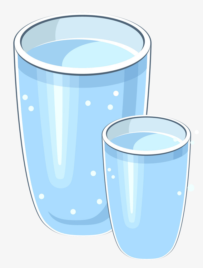 矢量玻璃杯