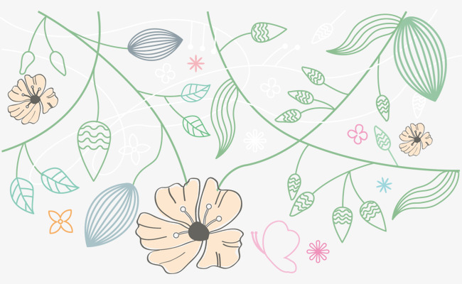 矢量花朵底纹
