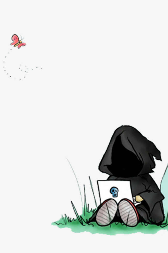 插画像素风穿西服的人紫色系