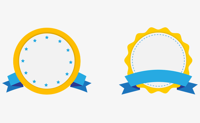 徽章素材矢量png素材-90设计