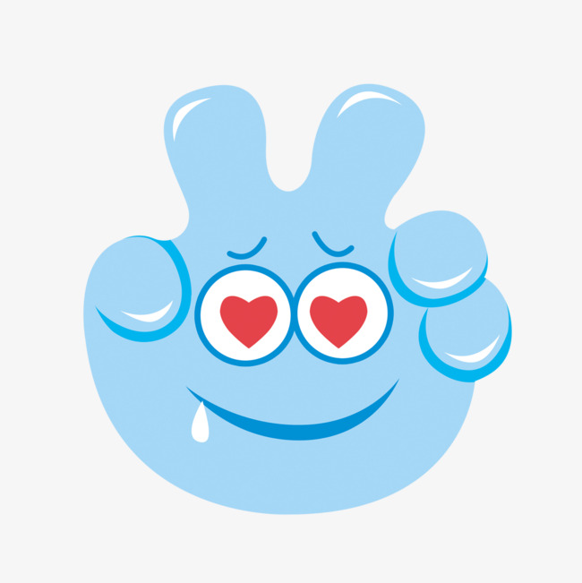 手绘小手指图案