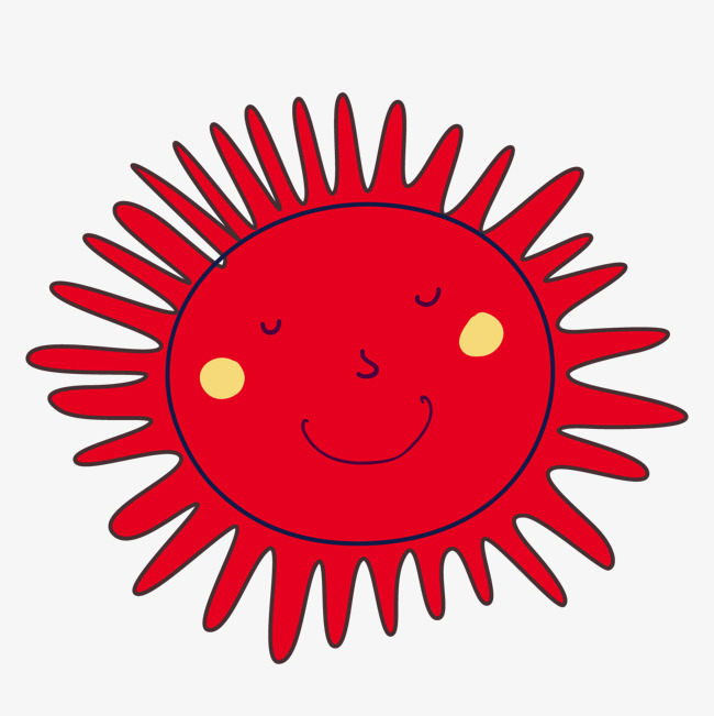 红红的太阳创作背景图片