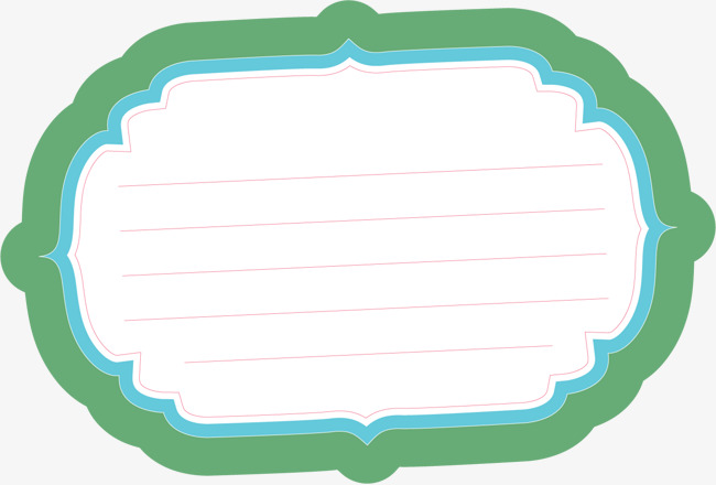 绿色矢量表格框素材