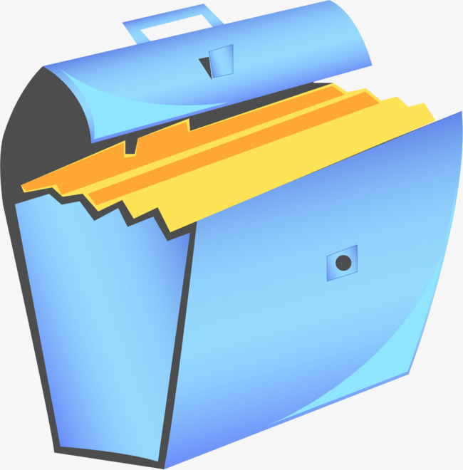 矢量手绘文件袋