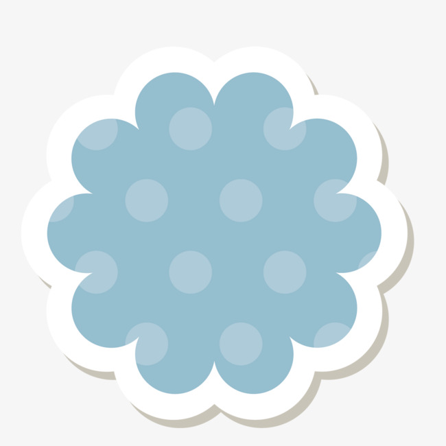 矢量花边贴纸png素材-90设计