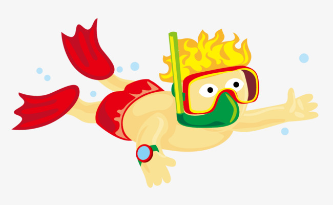 矢量潜水素材png素材-90设计