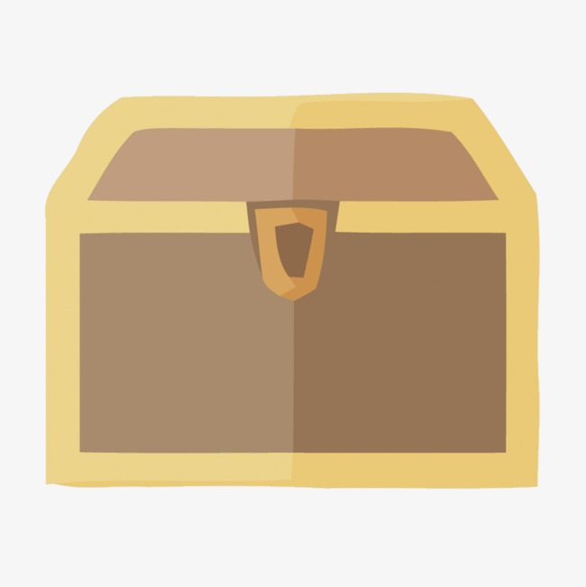 矢量带锁的箱子素材