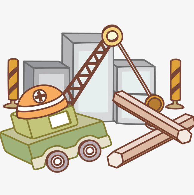 工作中的伐木车