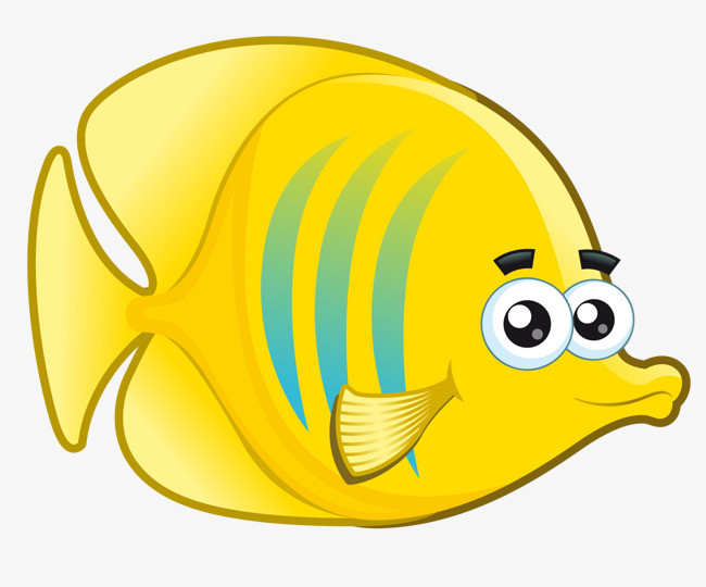 矢量深海黄鱼素材