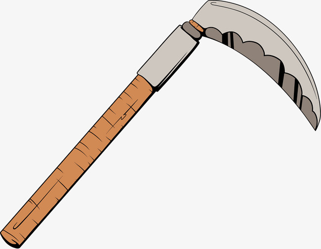 矢量手绘镰刀【高清png素材】-90设计