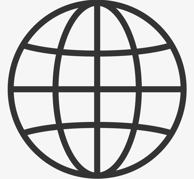 黑色抽象地球素材矢量图