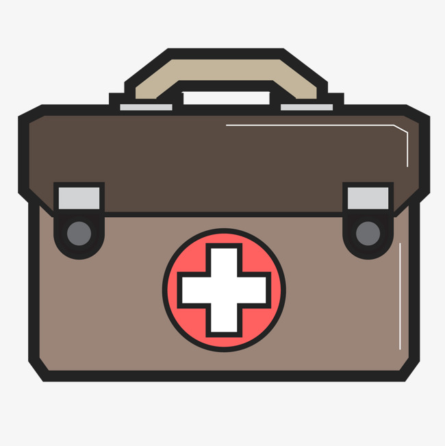 矢量医院药箱