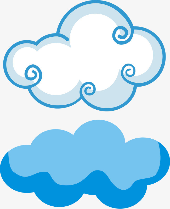创意云朵png矢量元素