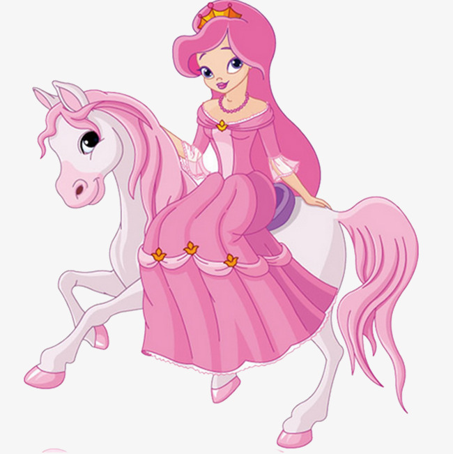 童话公主与花精灵矢量素材