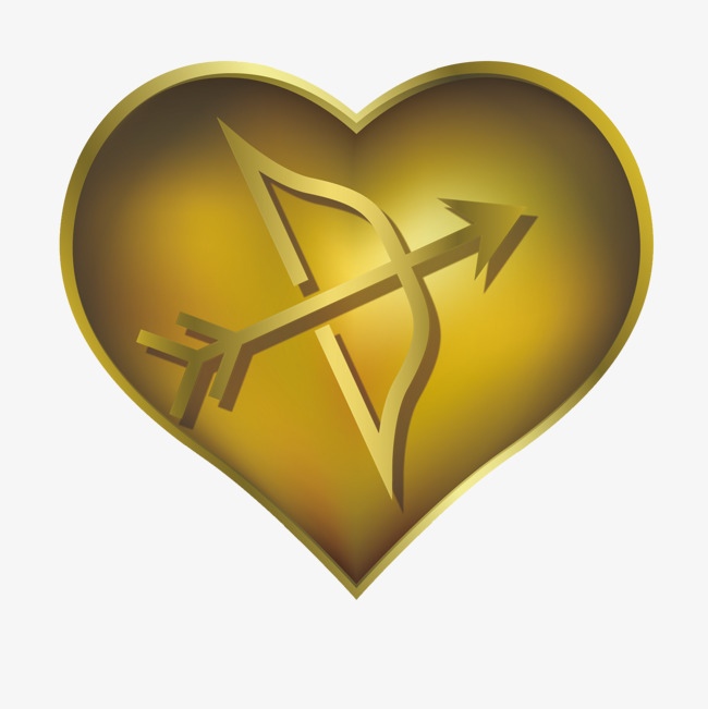 矢量心之箭矢【高清装饰元素png素材】-90设计