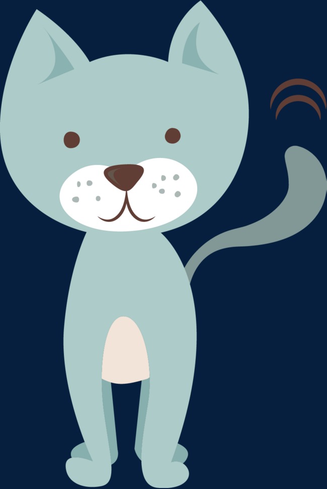 可爱宠物猫矢量素材下载