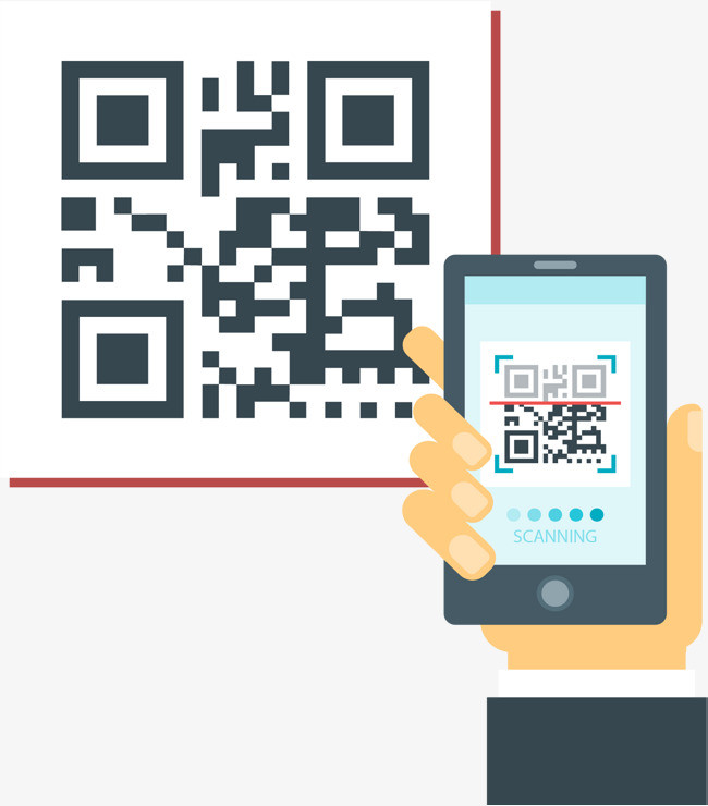 关注扫描二维码png素材-90设计