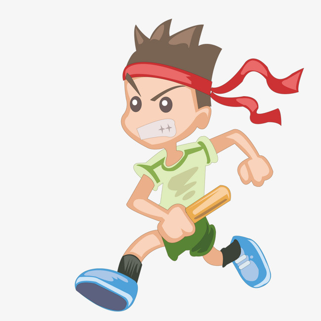 跑步的人体育起跑运动员运动会预备跑