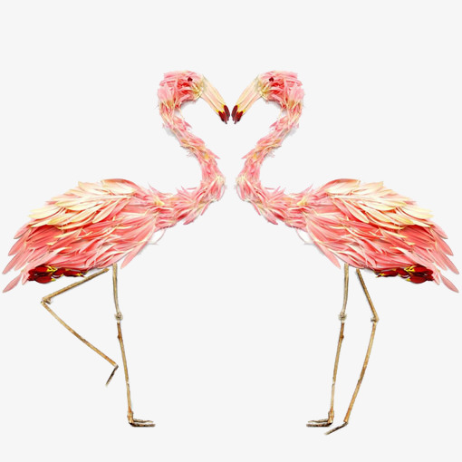 2017创意红鹤免抠素材