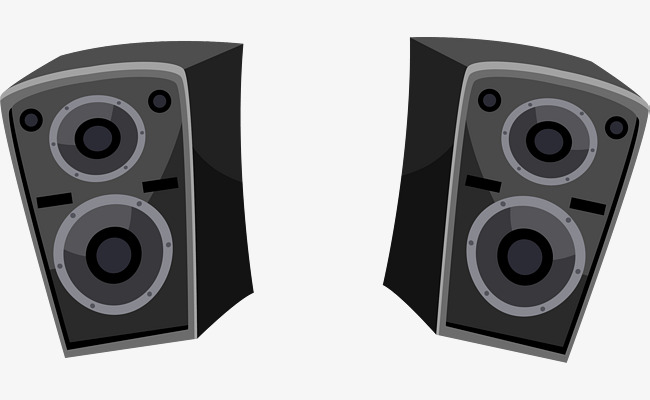 矢量手绘音响