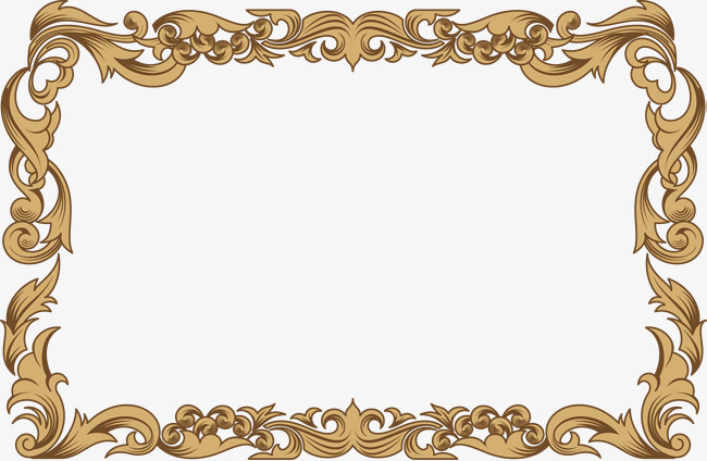 欧式复古华丽边框矢量图