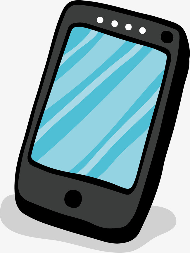 手机海报_手绘手机png素材-90设计