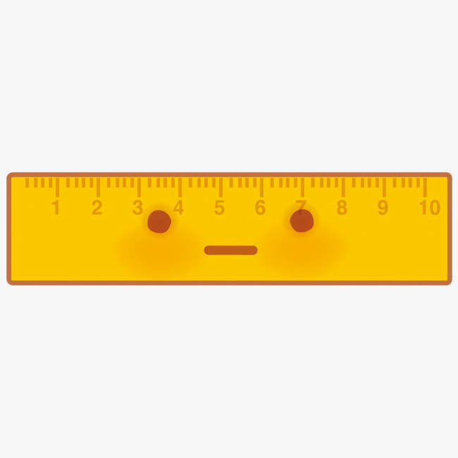 矢量可爱尺子素材