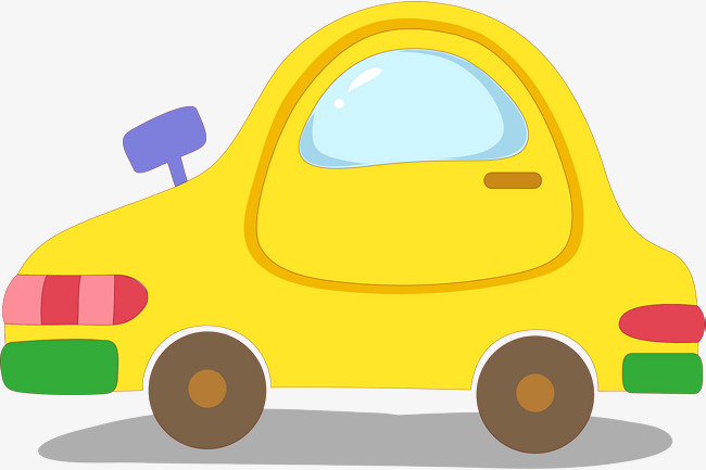 矢量手绘小汽车