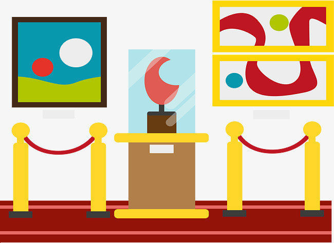 博物馆展览png素材-90设计