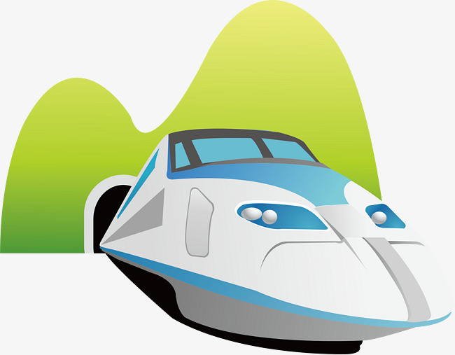 高铁png矢量素材