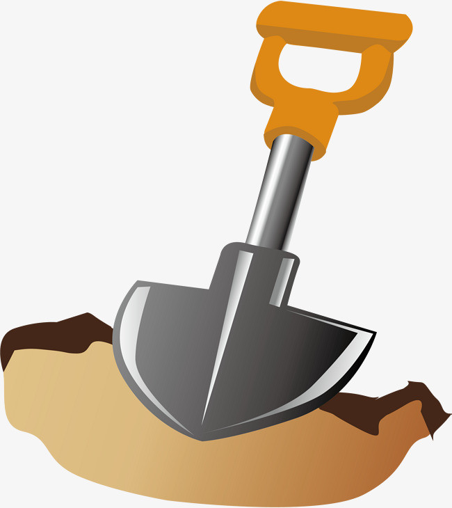 铁锹png矢量素材