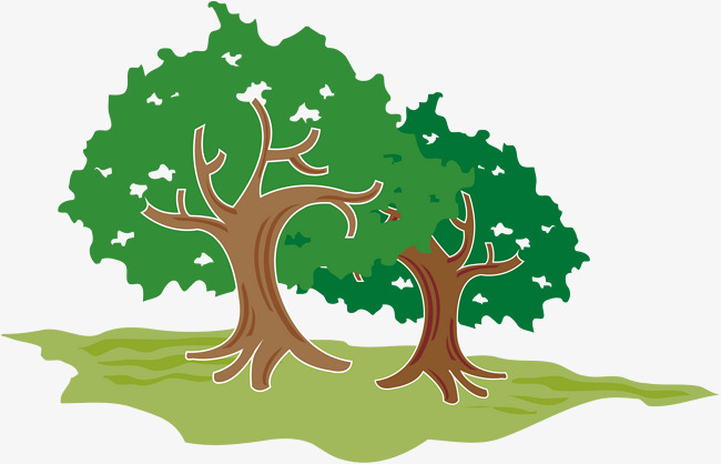 绿树png矢量素材