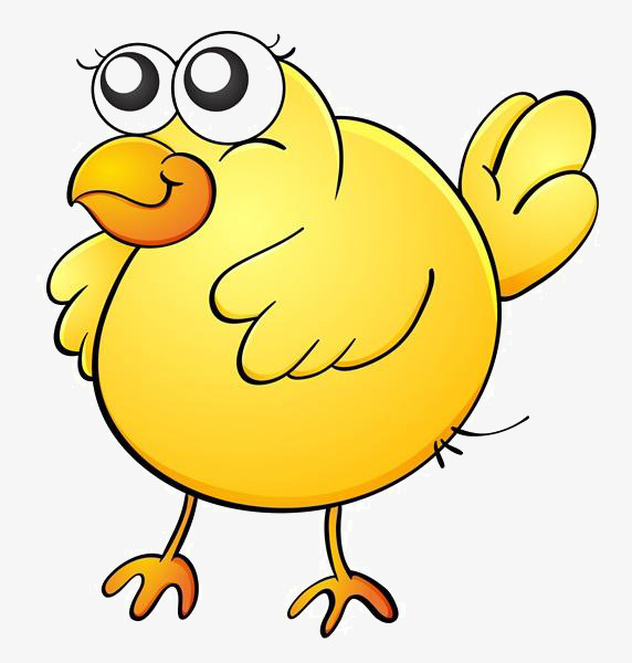 卡通黄鸡素材
