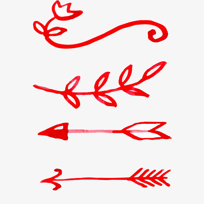 矢量手绘箭素材