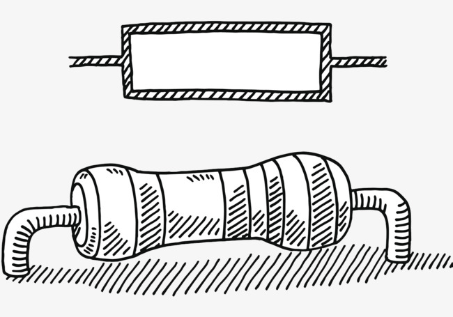 电阻转换线型矢量图标icon