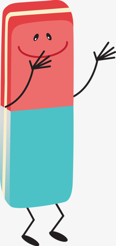 卡通橡皮擦png素材-90设计