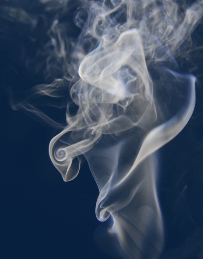 灰白气体效果元素png素材-90设计