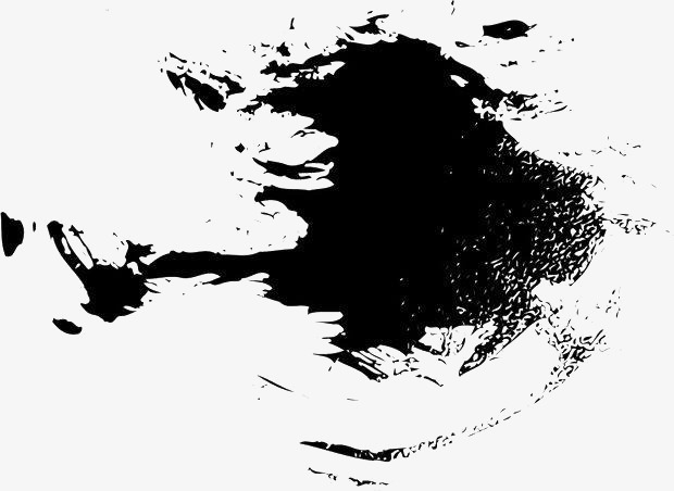 毛笔 墨迹【高清效果元素png素材】-90设计