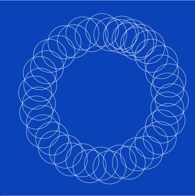 矢量环形光白色旋转圆形