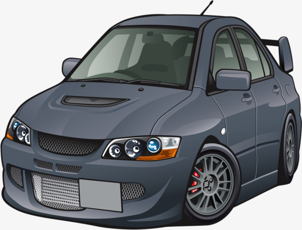 汽车海报背景_手绘汽车png素材-90设计