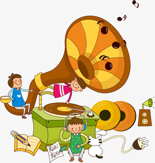 卡通叠加风六一节可爱小盆友数星星的孩子透明矢量素材