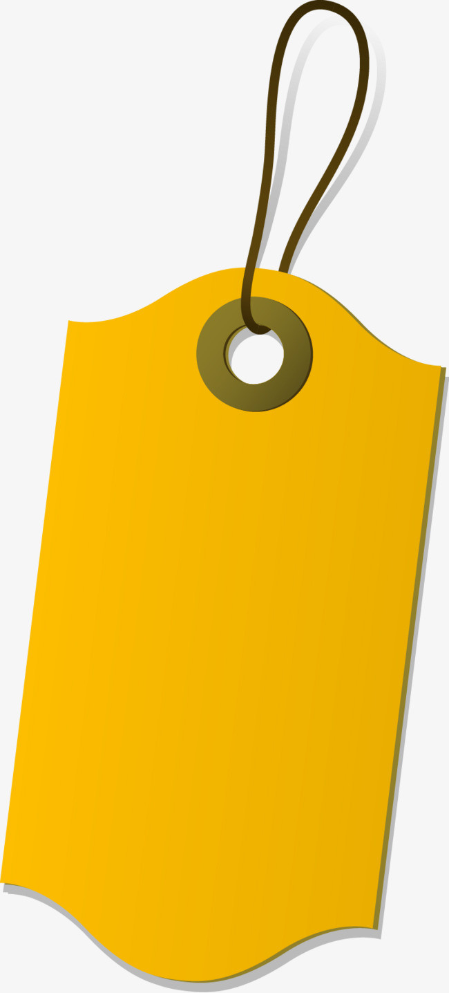 3d时尚标签吊牌png素材-90设计