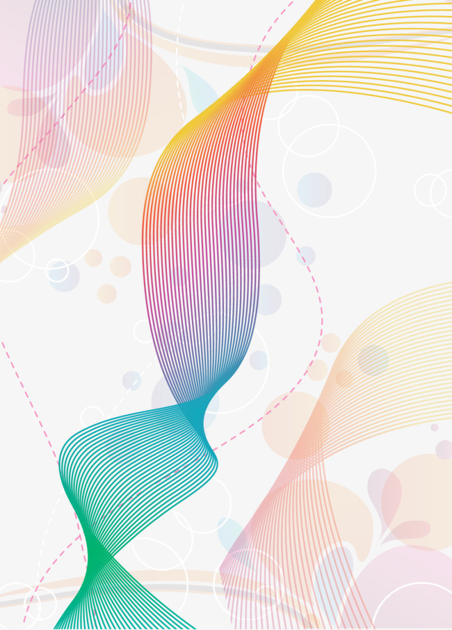 背景曲线渐变矢量图