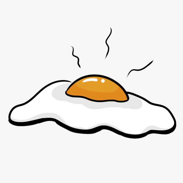 饼子煎鸡蛋图案元素