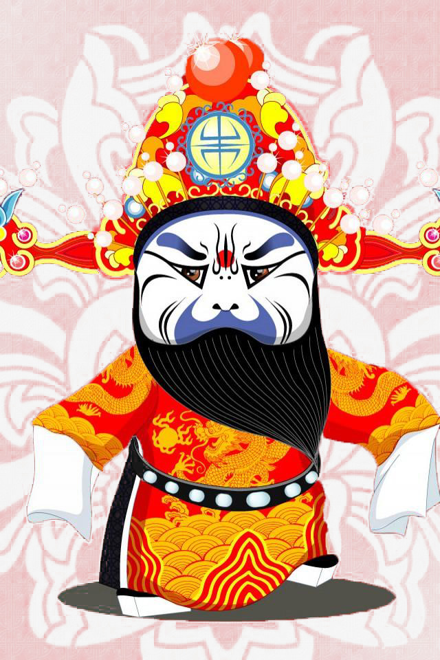 原创免抠元素京剧人物唯美花样动作