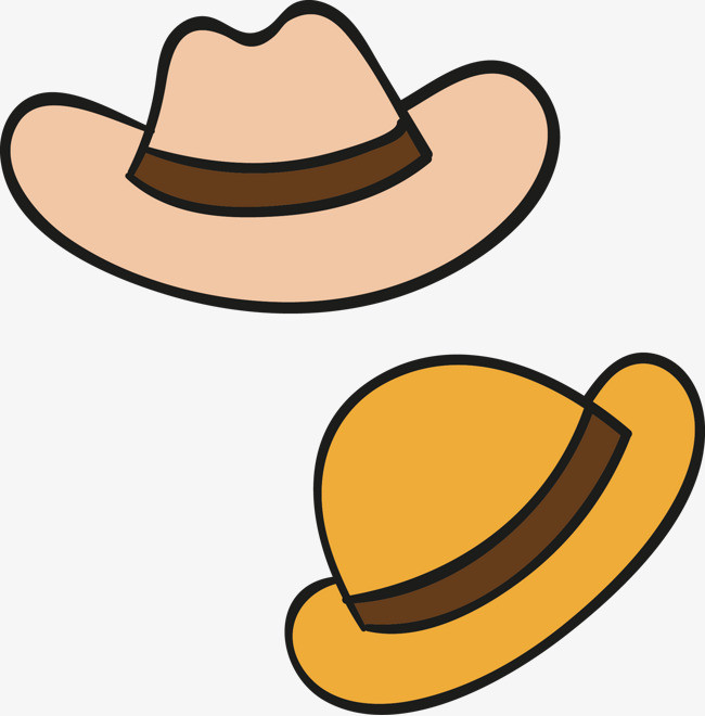 矢量手绘帽子png素材-90设计