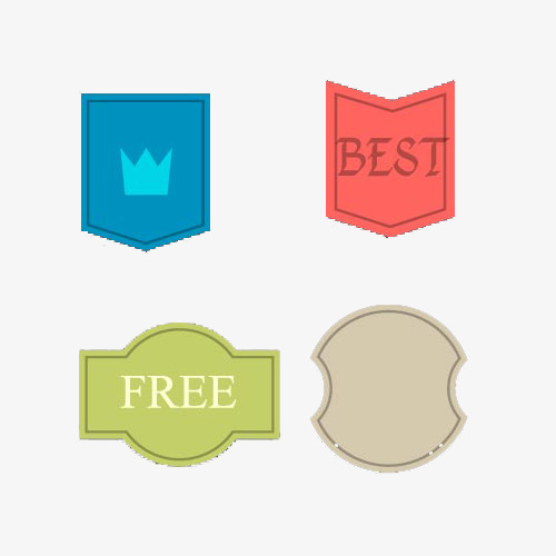 美工标志框【高清装饰元素png素材】-90设计