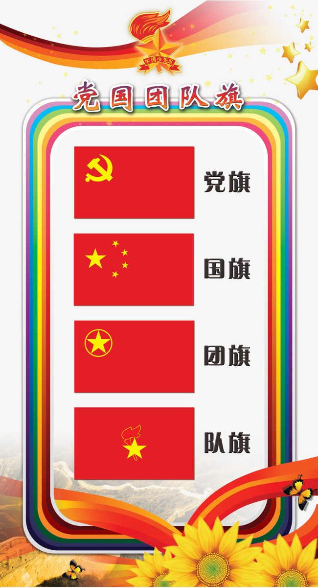 小学生红领巾少先队员上学佩戴红领巾