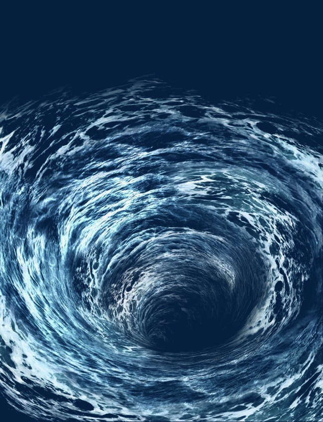 蓝色漩涡_蓝色水漩涡png素材-90设计