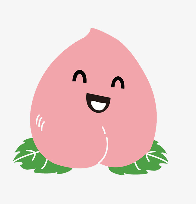 桃子素材免抠卡通